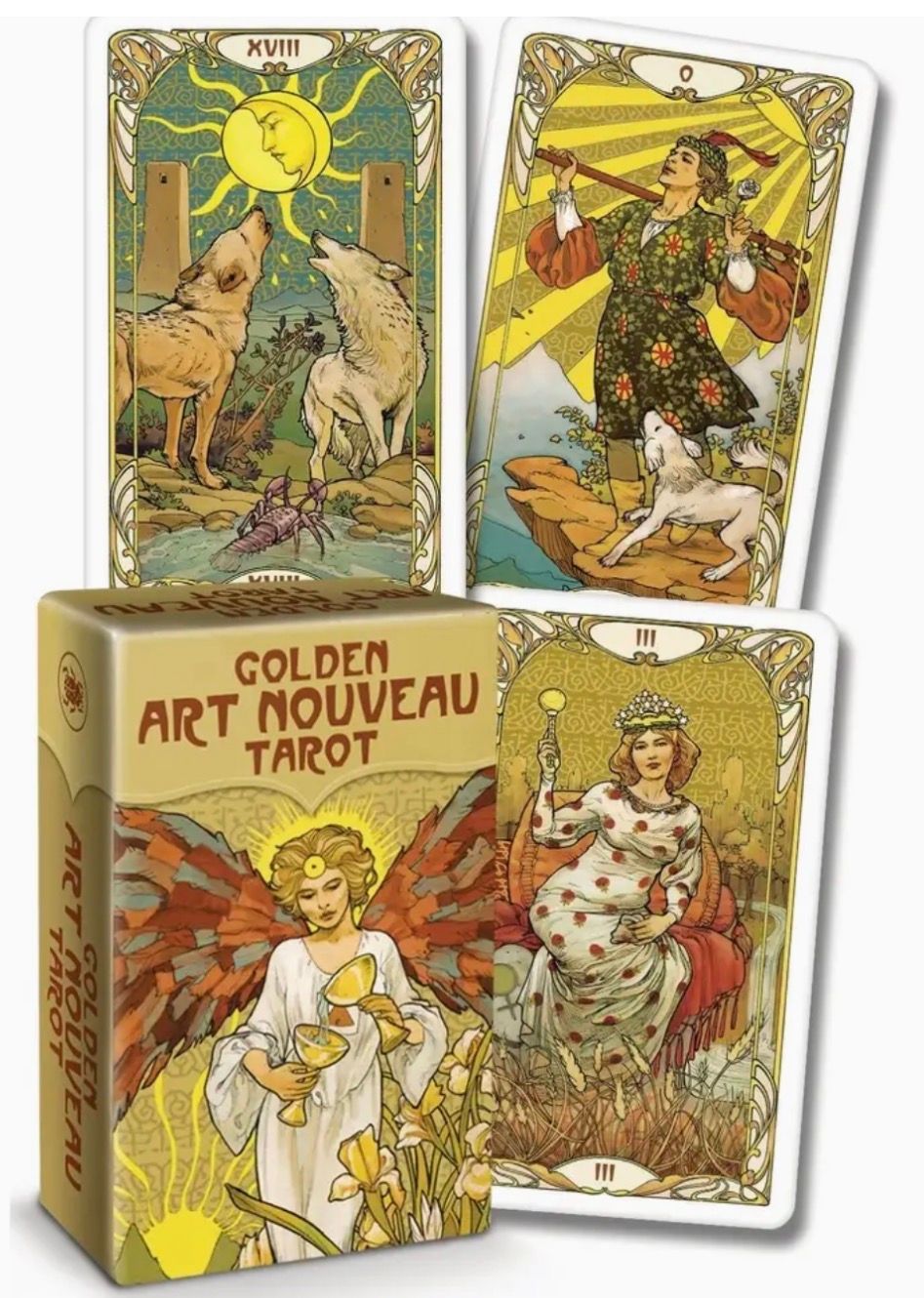 Gold Art Nouveau Tarot Mini