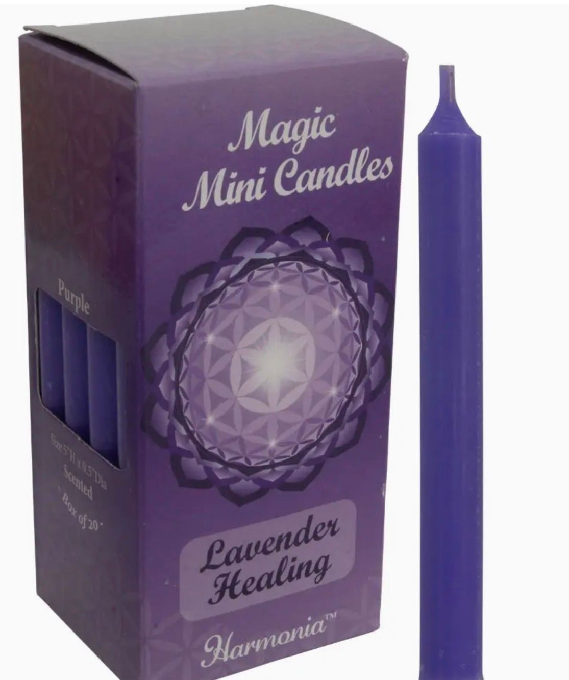 Lavender 9(pk 20) Ritual Candles - Healing