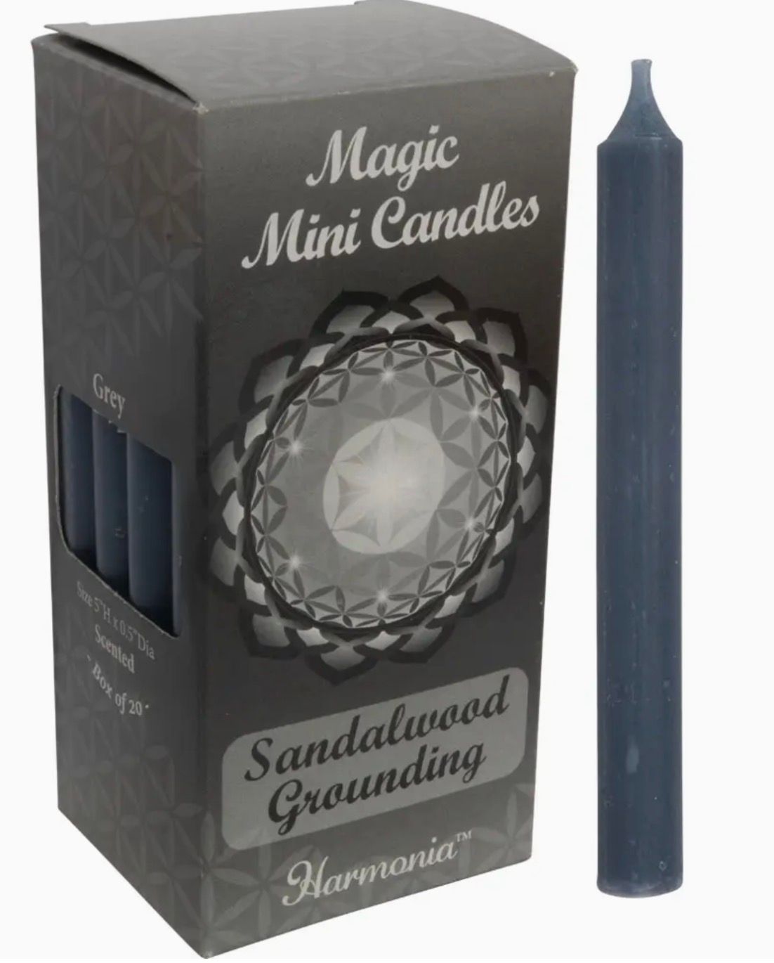 Sandalwood Grounding Ritual Candles (pk 20) 