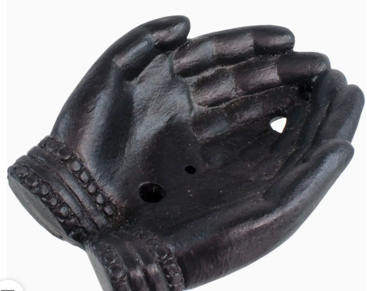 God's Hands Ceramic Incense Burner