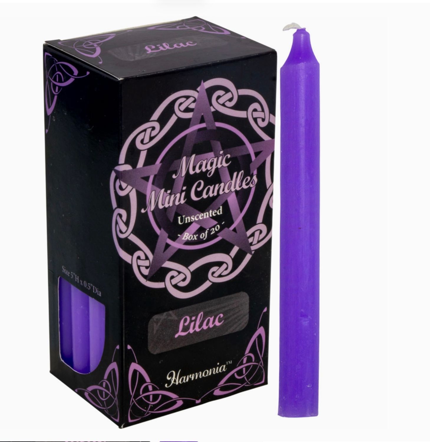 Lilac Ritual Candles Pack of 20 