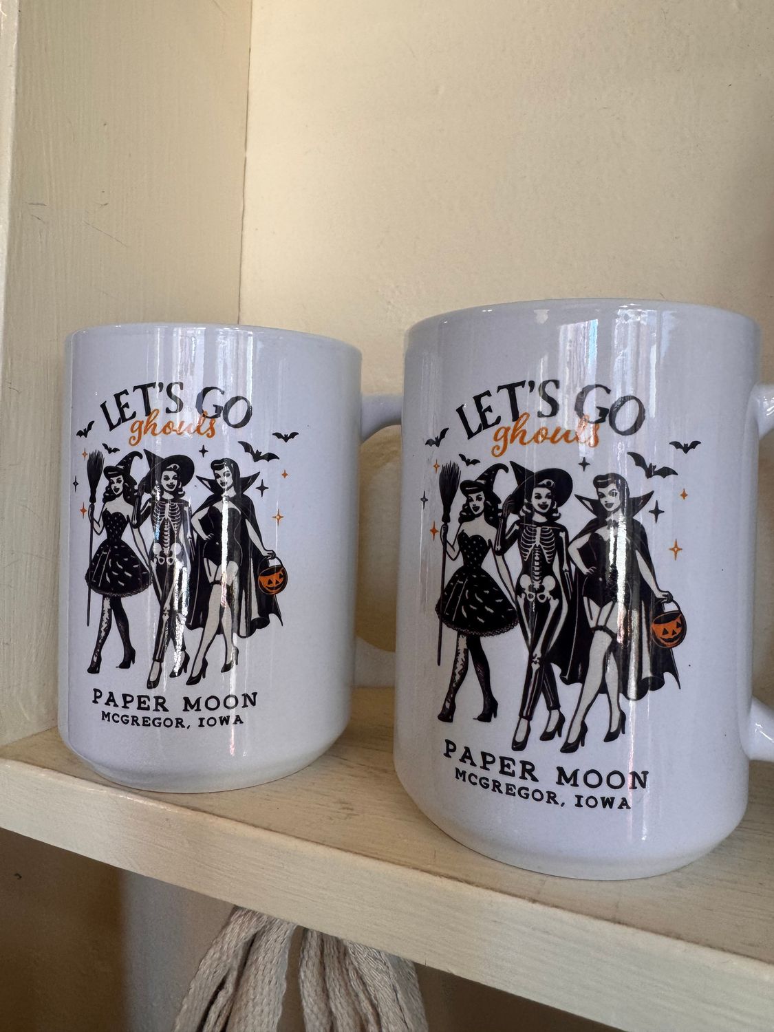 Let's Go Ghouls Retro Halloween Mug - 15oz