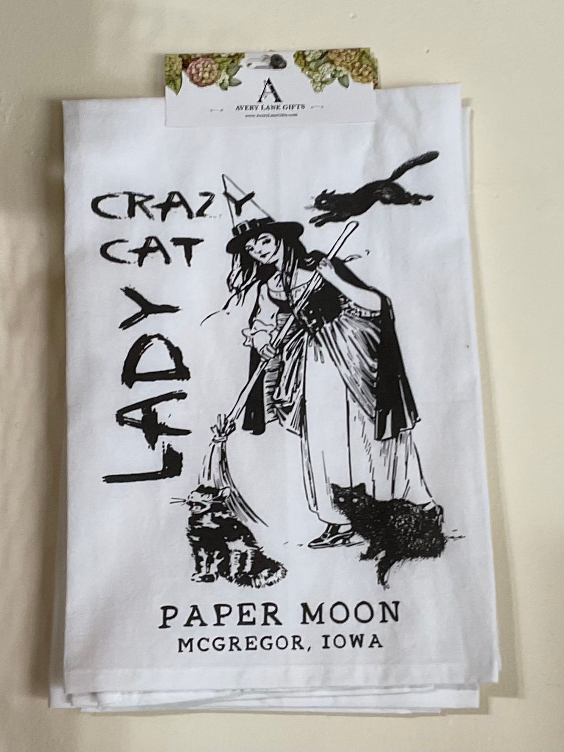 Crazy Cat Lady Cotton Tea Towel