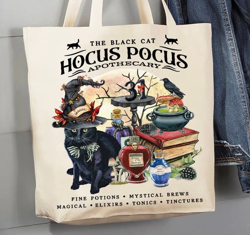 Hocus Pocus Apothecary Canvas Tote Bag