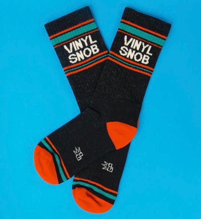 Vinyl Snob Gym Crew Socks 