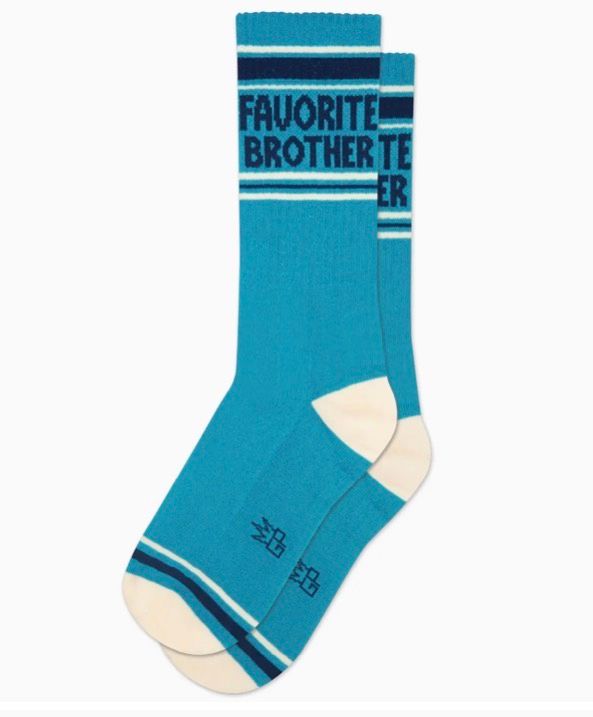 Favorite Brother Gym Crew Socks 