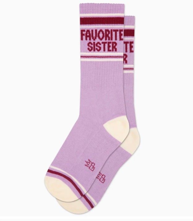 Favorite Sister Crew Gym Socks