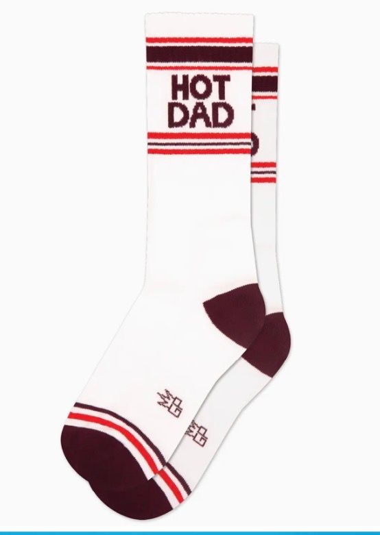 Hot Dads Gym Crew Socks 