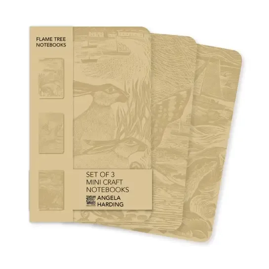 Angela Harding Set of 3 Mini Craft Notebooks