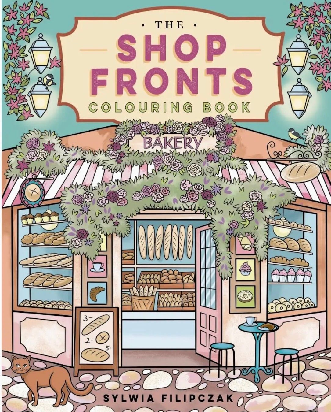 Shop Fronts Colouring Book
