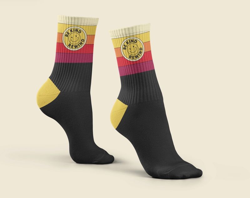 Be Kind Rewind Unisex Socks