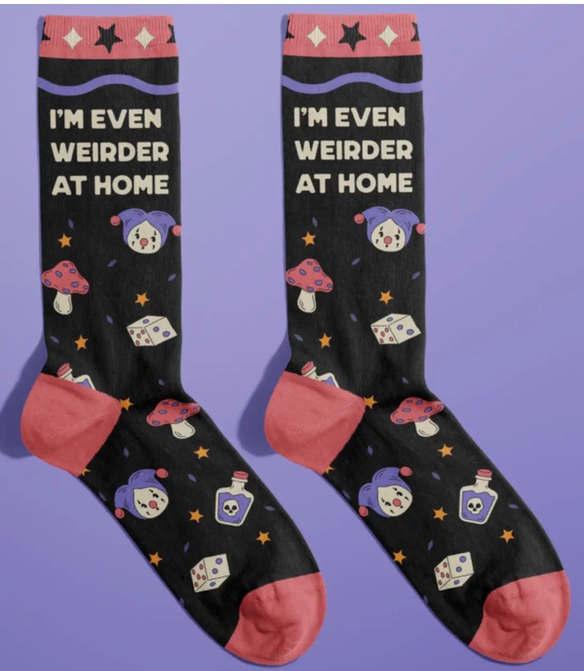 Even Weirder At Home Unisex Socks