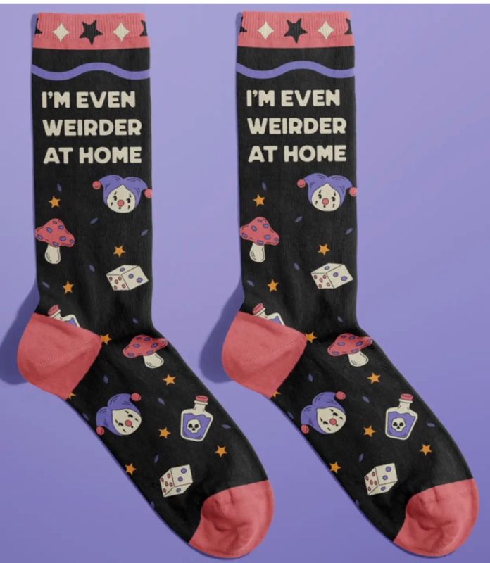 Even Weirder At Home Unisex Socks