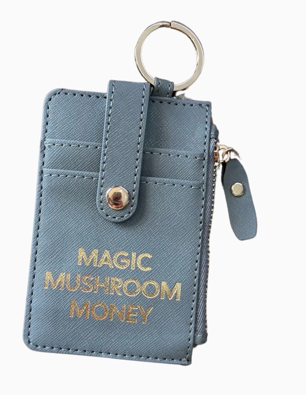 Magic Mushroom Money Wallet Keychain