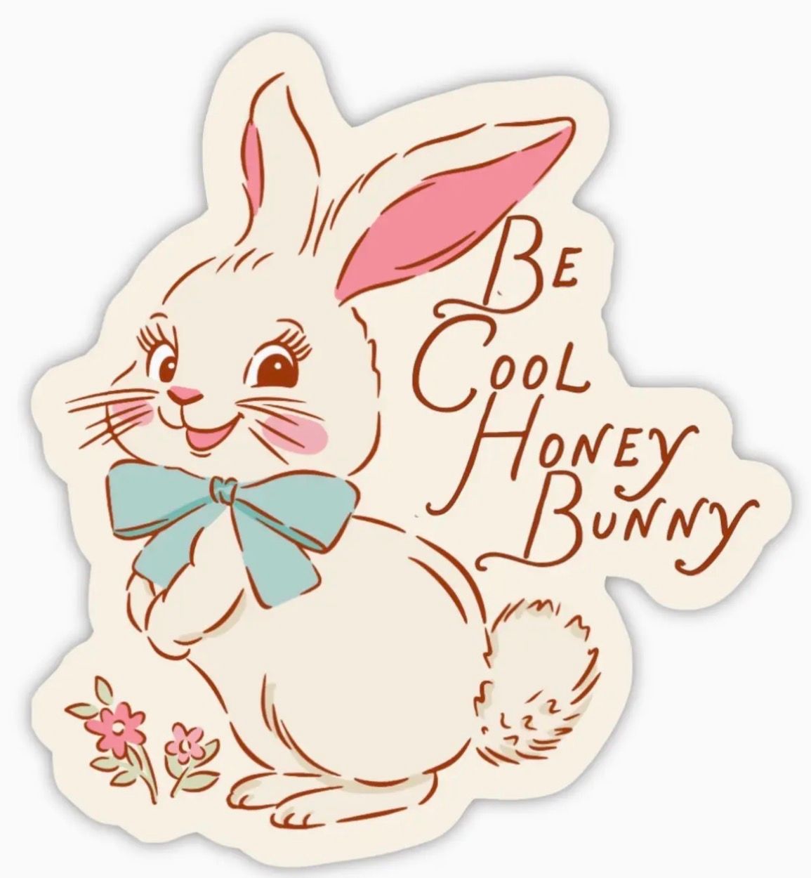 Be Cool Honey Bunny Sticker 