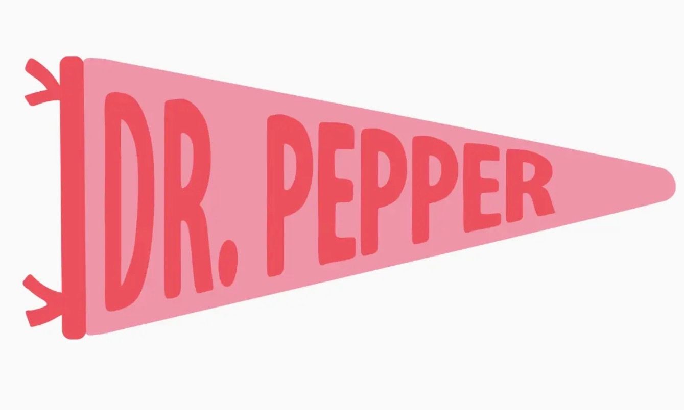 Dr Pepper Banner Sticker 