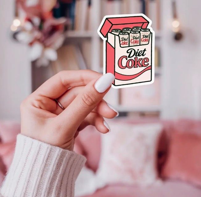 Diet Coke Fridge Pack Sticker