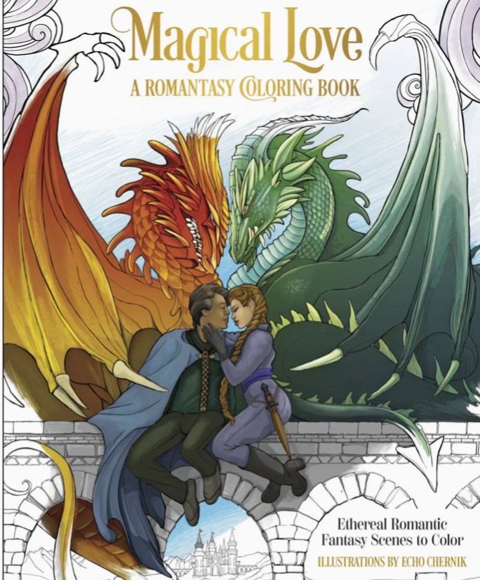 Magical Love A Romantasy Coloring Book