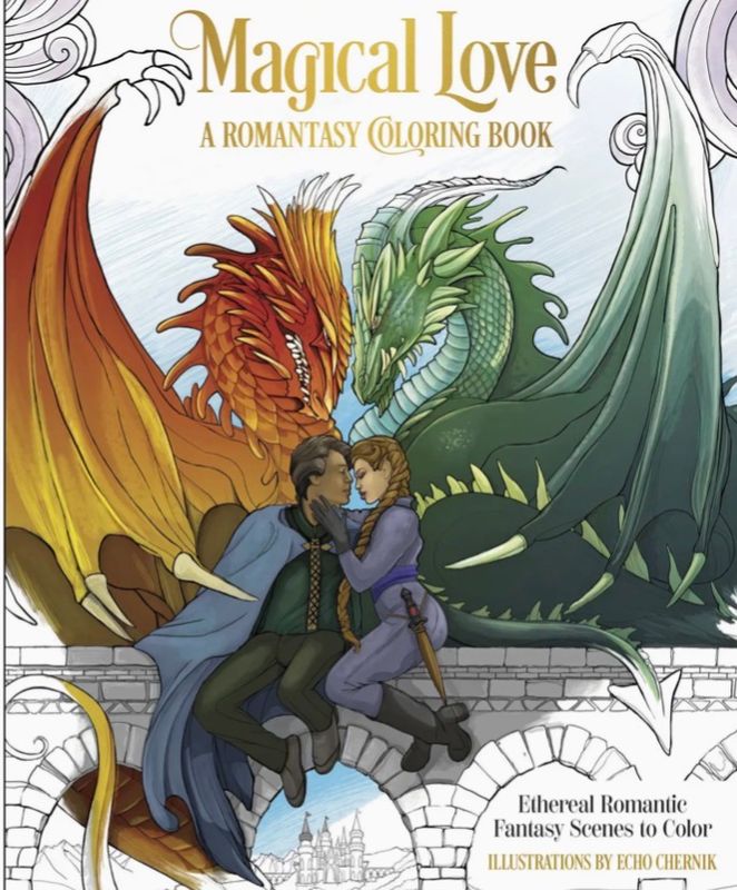 Magical Love A Romantasy Coloring Book
