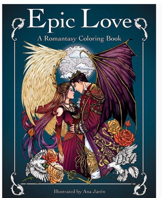 Epic Love A Romantasy Coloring Book