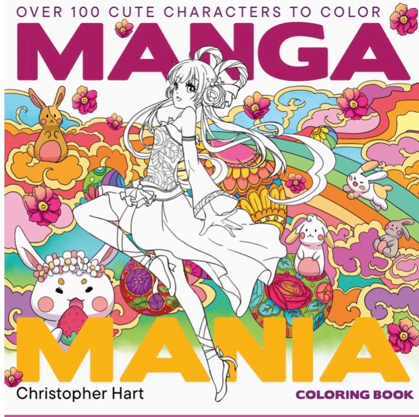 Manga Mania Coloring Book