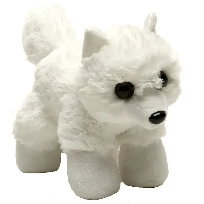 Mini Arctic Fox Stuffed Animal 7"