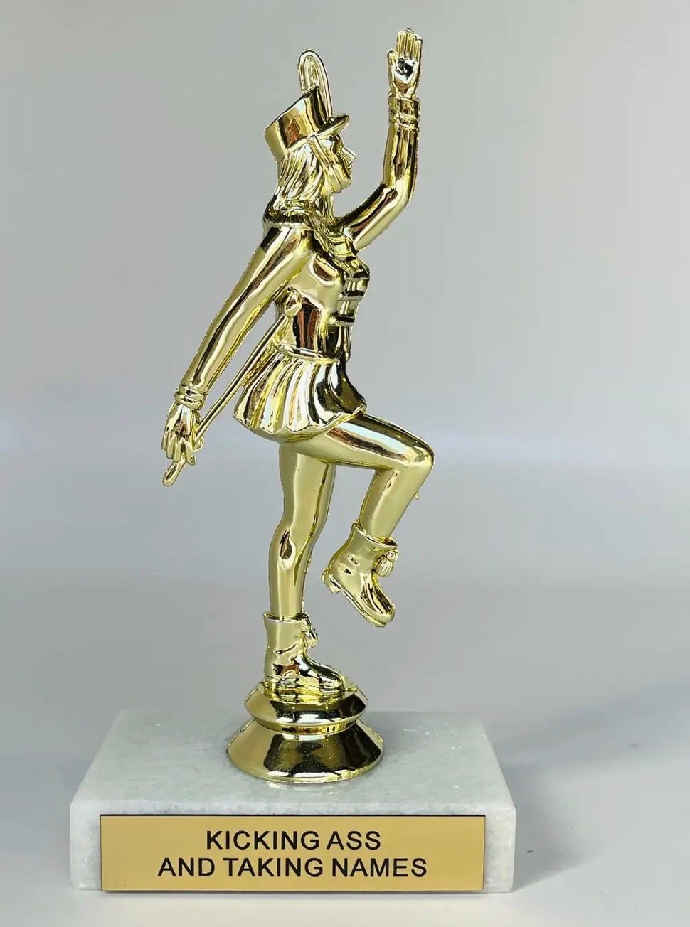 Kicking Ass and Taking Names Trophy