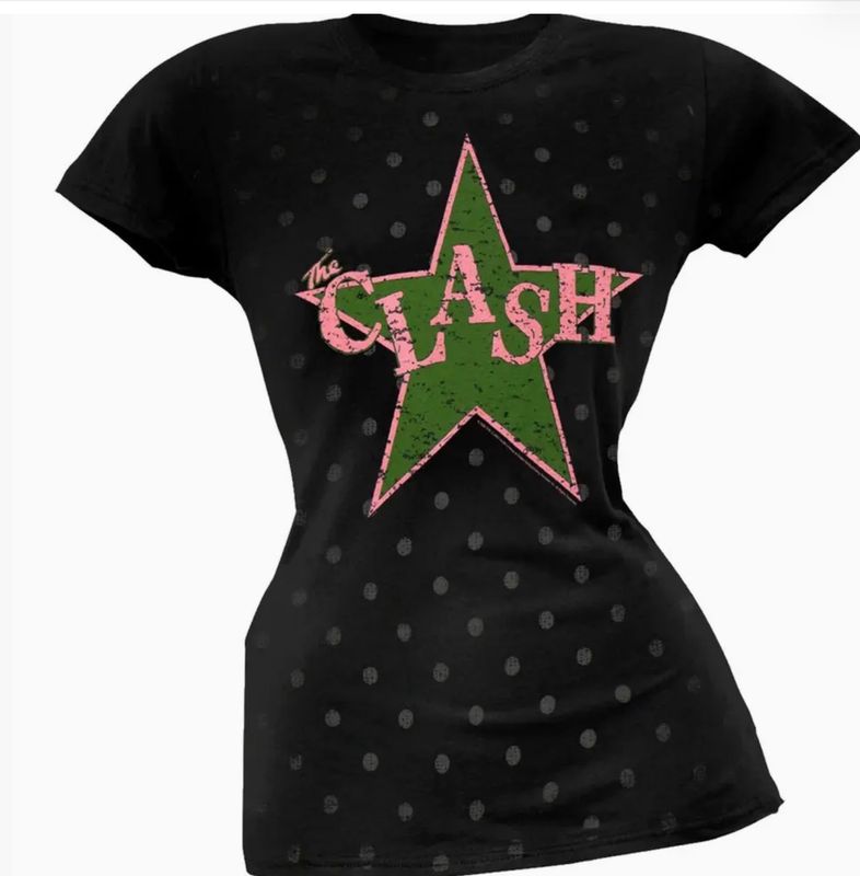 Clash - Star Dots Women's Juniors T Shirt