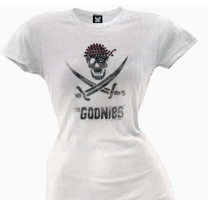 The Goonies - Skull Burnout Women's Cut T-shirt