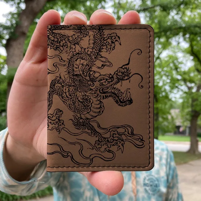 Dragon - Printmaker Bifold Leather Wallet