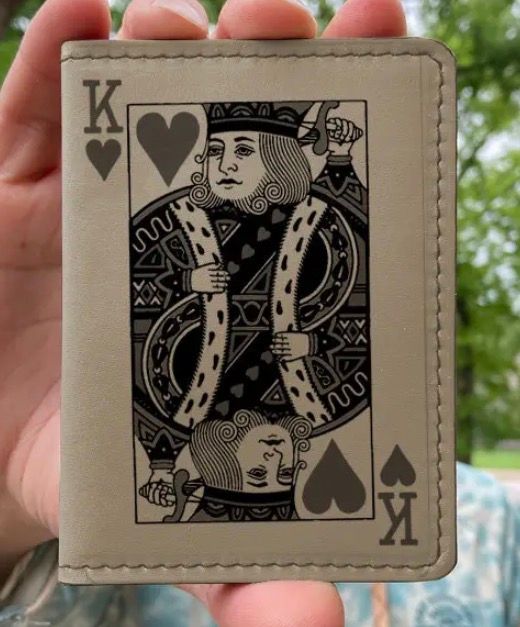 King of Hearts - Printmaker Vert Bifold