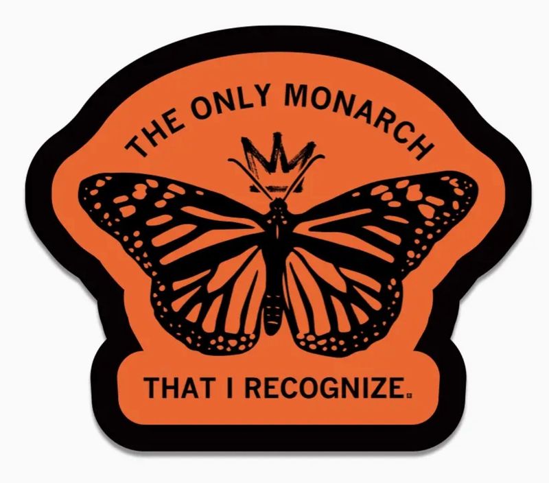  Only Monarch That I Recognize Die-Cut Sticker