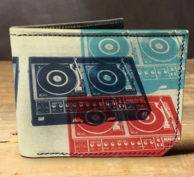 Turntables - Spectrum Leather Wallet