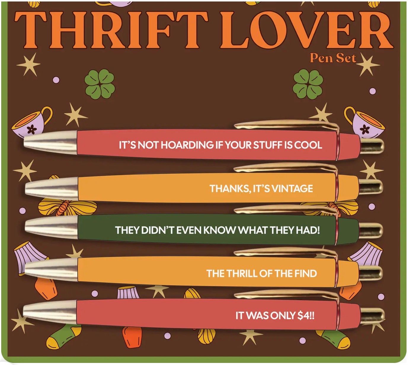 Thrift Lover Pen Set
