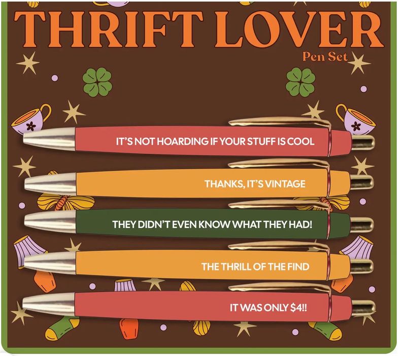 Thrift Lover Pen Set