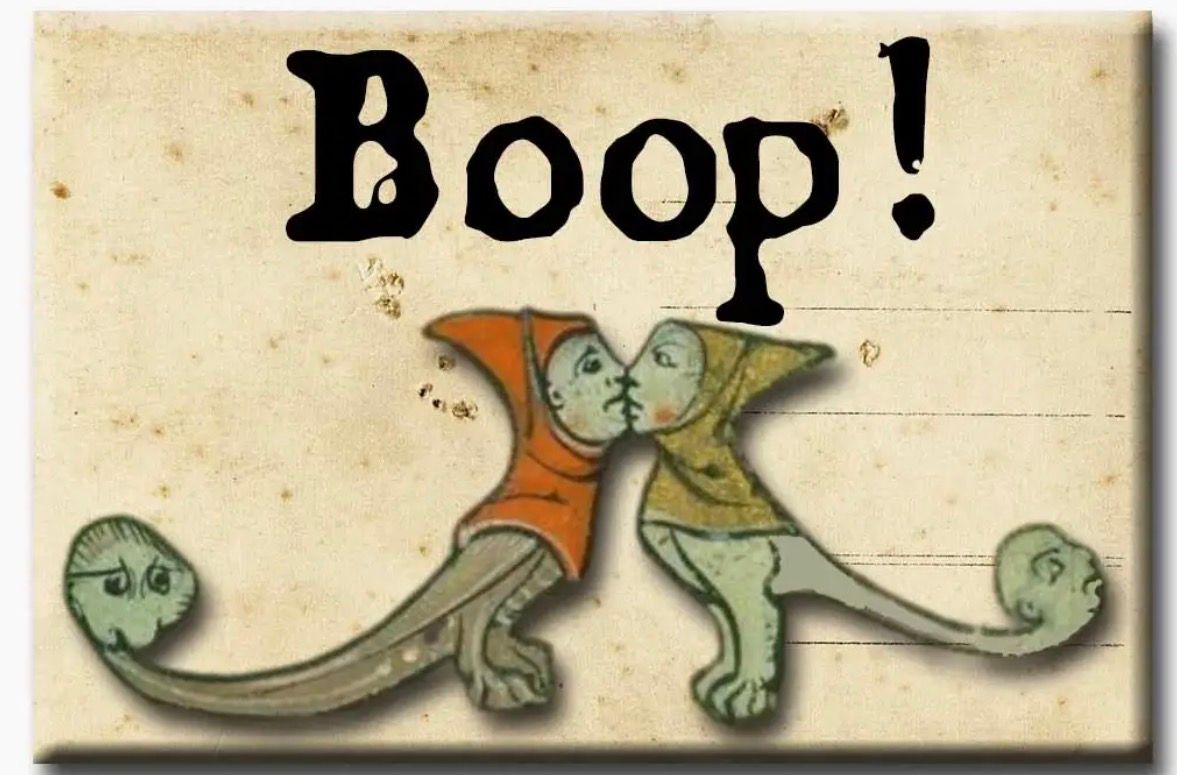 Boop! Refrigerator Magnet