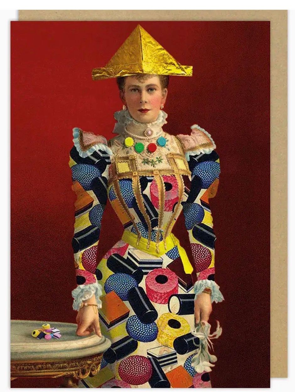 Candy Costume Blank Card