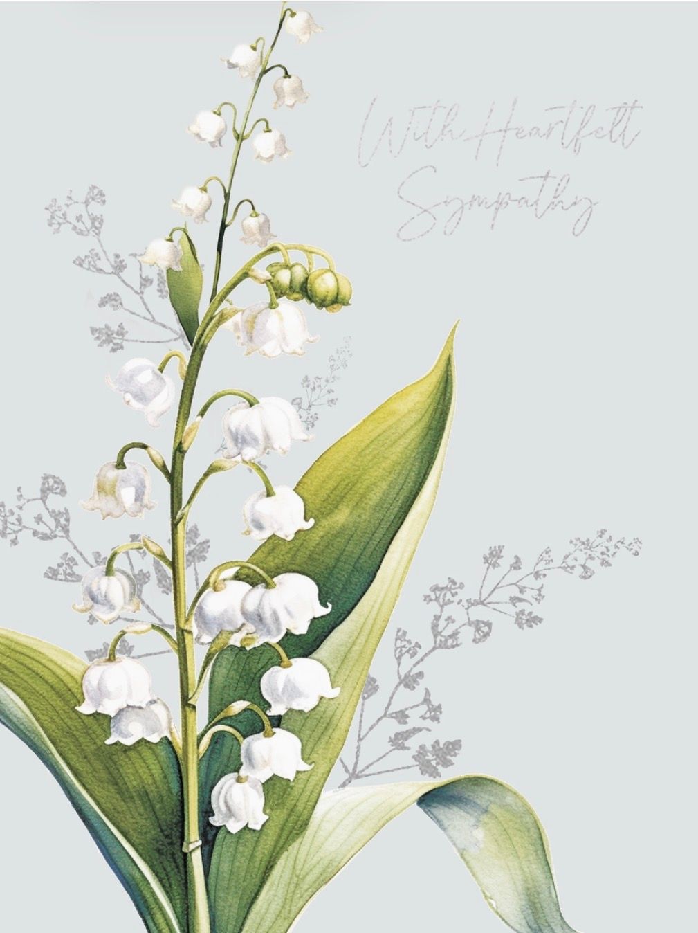 Sympathy Lily Greeting Card