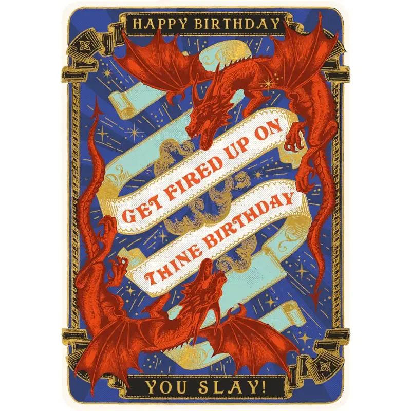 Birthday Dragon Greeting Card