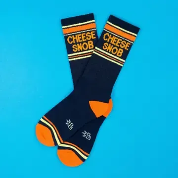 Cheese Snob Gym Crew Socks