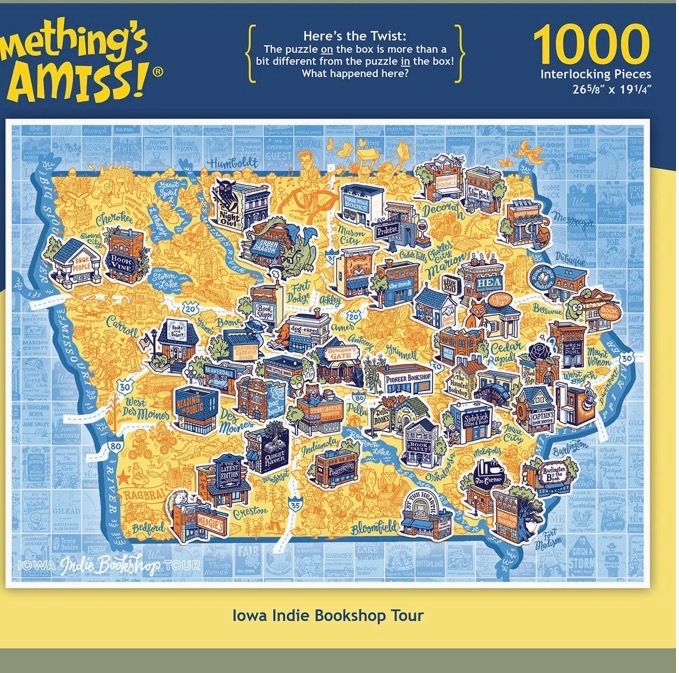 Iowa Indie Bookshop Tour 1000-pc. Puzzle