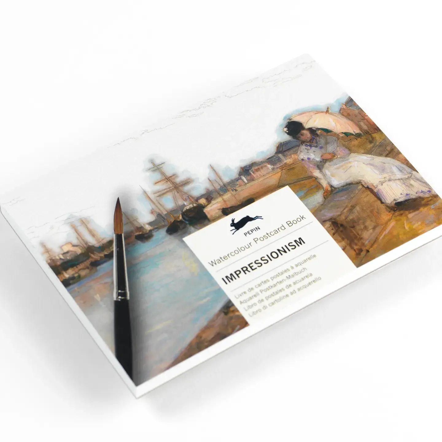 Impressionism Watercolour Postcard Book