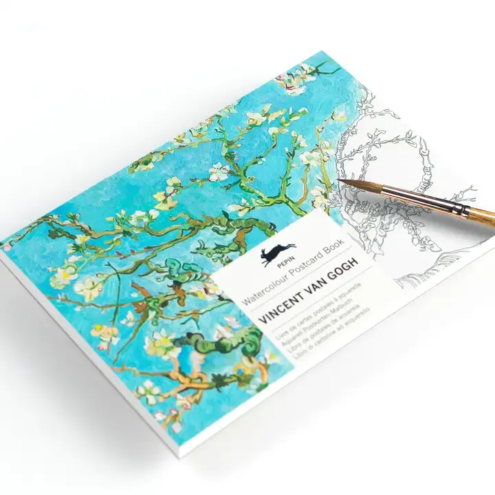 Vincent Van Gogh Watercolour Postcard Book 