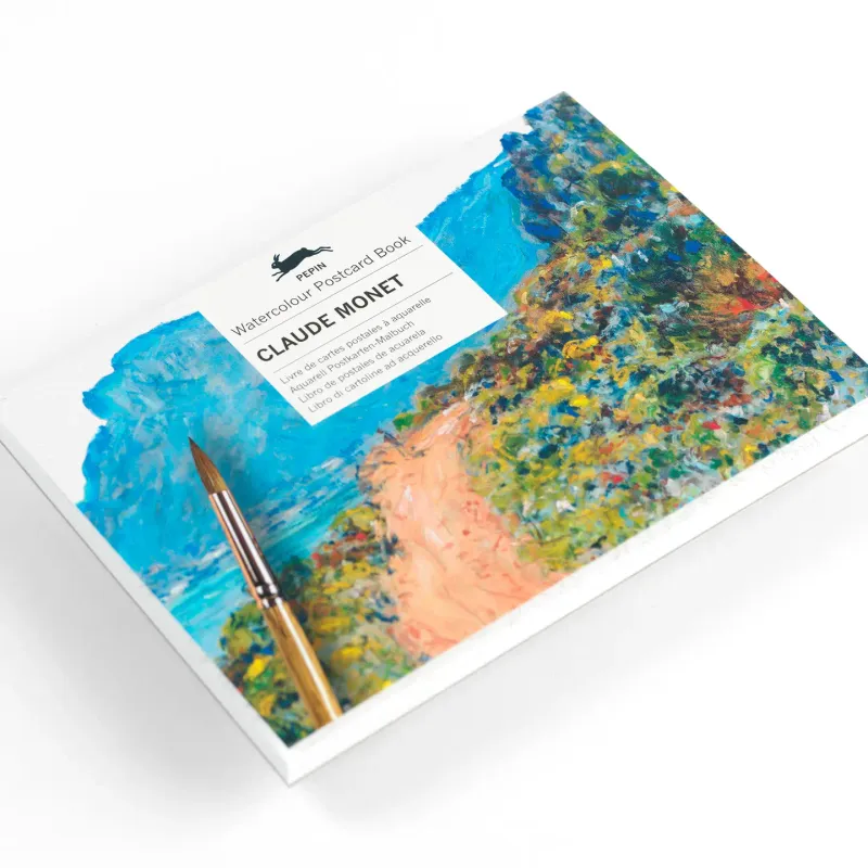 Claude Monet Watercolour Postcard Book