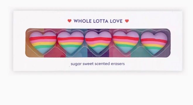 Whole Lotta Love Scented Erasers Set