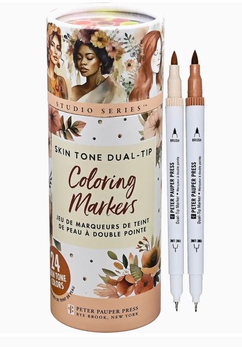 Skin tone Dual Tip Coloring Markers 