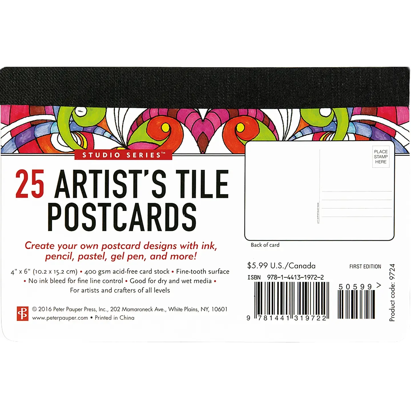 25 Artist’s  Tile Postcards 
