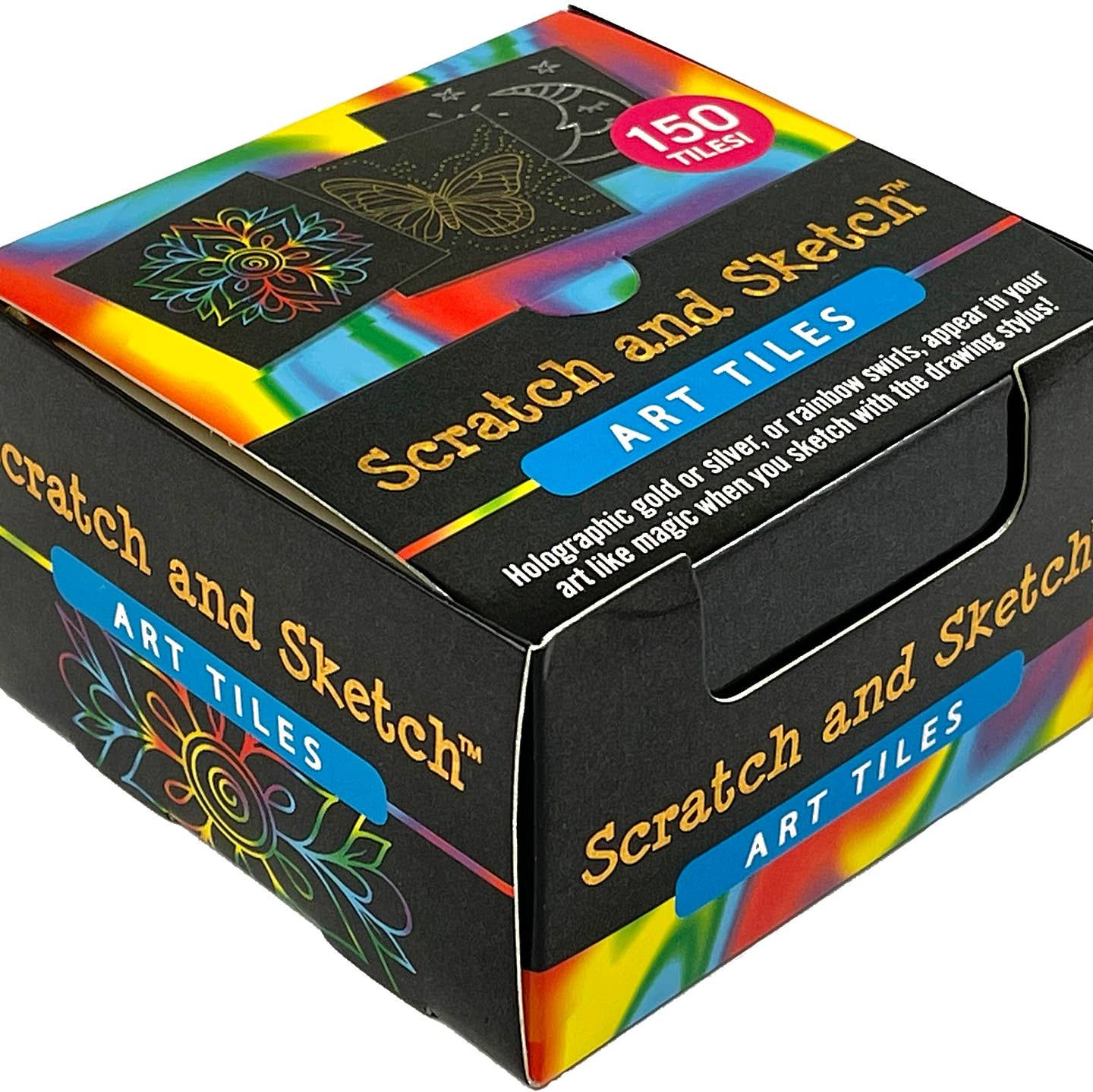 Scratch and Sketch Art Tiles