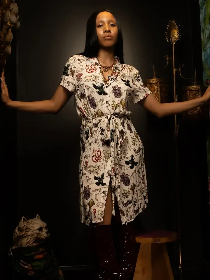 Freak of Nature Dress in Wite