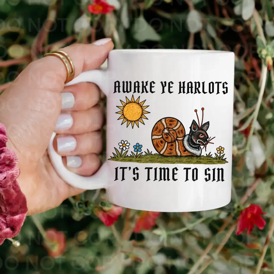 Awake Ye Harlots Coffee Mug
